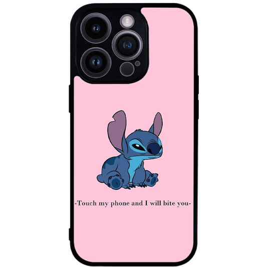 מגן לטלפון סטיץ׳ - touch my phone and i will bite you