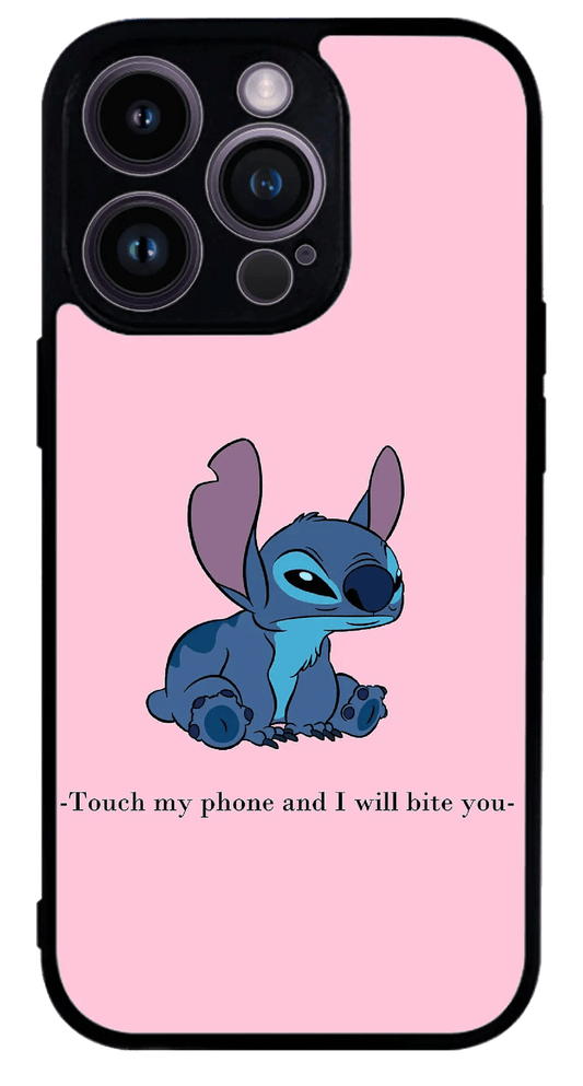 מגן לטלפון סטיץ׳ - touch my phone and i will bite you